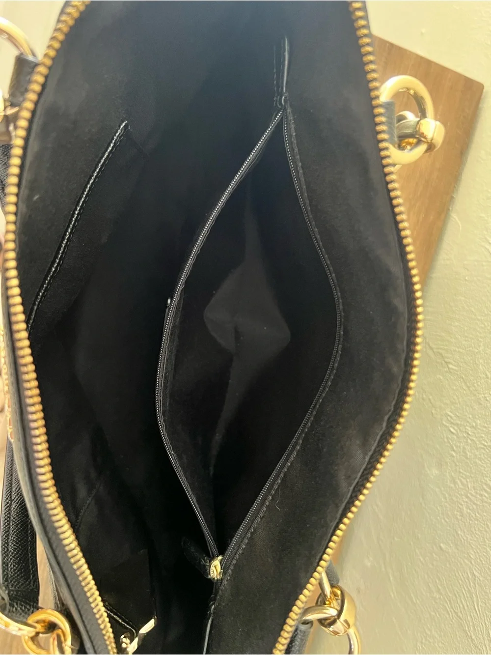 Coach sleek leather
